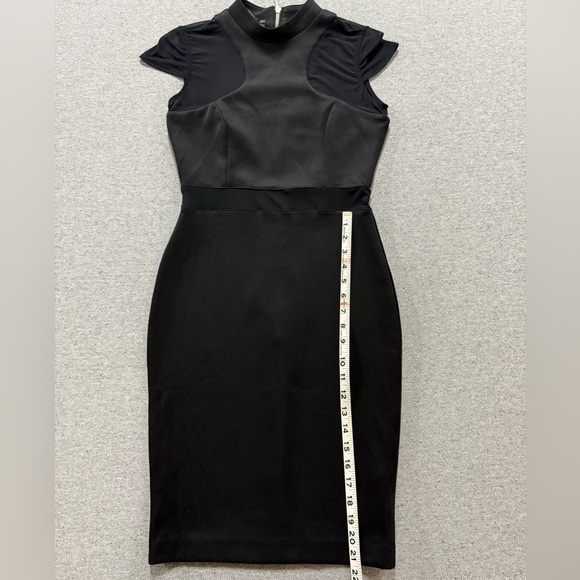 Kardashian Kollection Black Midi Dress - Picture 1 of 5